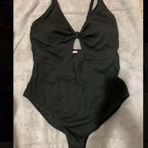 Black One Piece Suit 3X